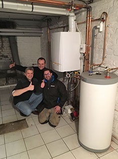 Installation d'une chaudière gaz à condensation De Dietrich à Lille (59)