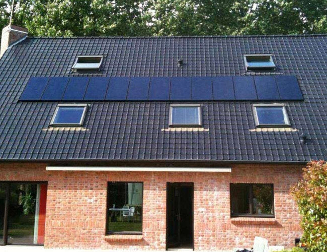 Installation de 13 panneaux solaires photovoltaïques